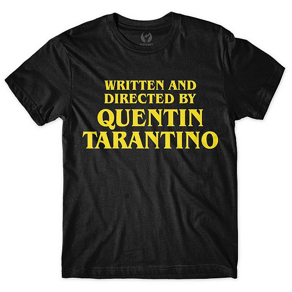 Camiseta Quentin Tarantino - Preta