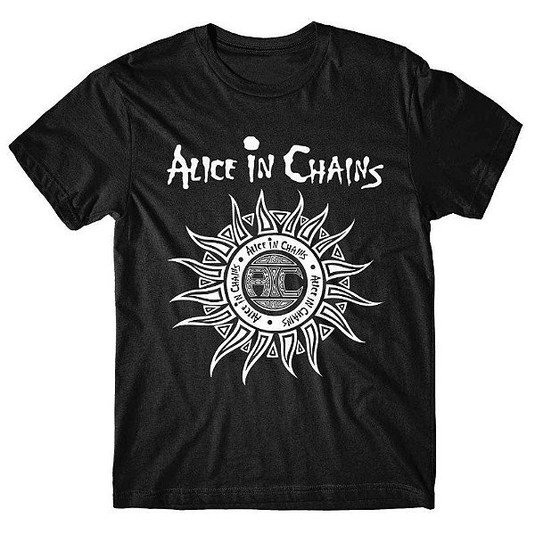 Camiseta Alice In Chains - Preta