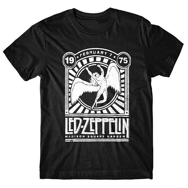 Camiseta Led Zeppelin - Preta
