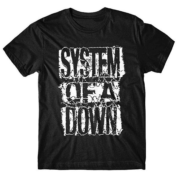 Camiseta System of a Down - Preta