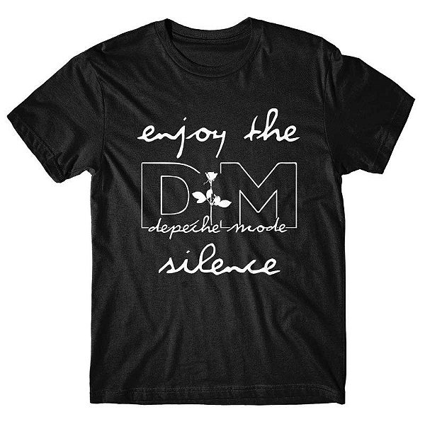 Camiseta Depeche Mode Enjoy The Silence - Preta