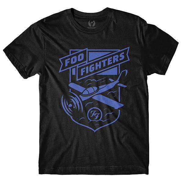 Camiseta Foo Fighters Fly - Preta