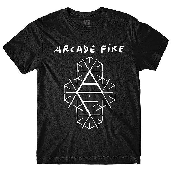 Camiseta Arcade Fire - Preta