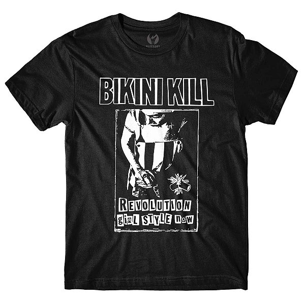 Camiseta Bikini Kill - Preta