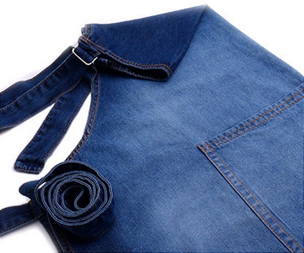 Avental jeans - corpo inteiro
