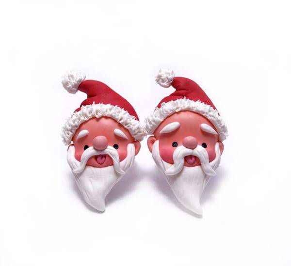 Anel de guardanapo Papai-Noel - 2 pçs