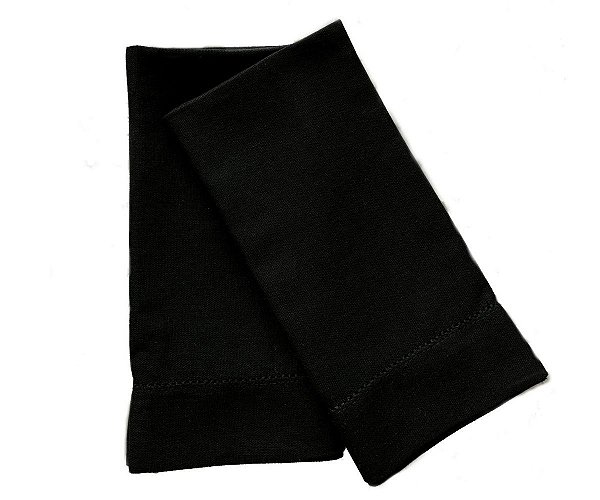 Guardanapo de linho preto - 1 pç