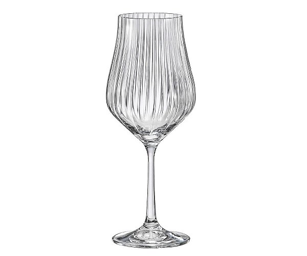 Taça de cristal para vinho Bordeaux 550ml - 6 pçs