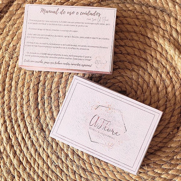 Cartão 7X10 cm em Papel Texturizado 180g