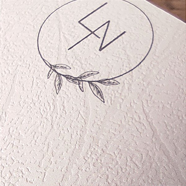 Cartão 7x7 cm em Papel Texturizado 180g