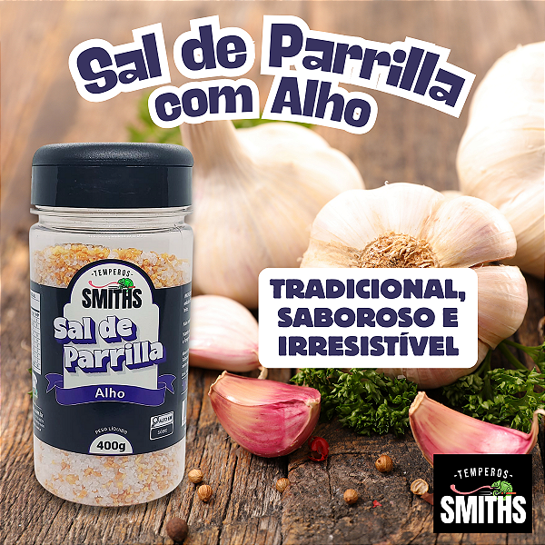 Sal de Parrilla Alho 400g