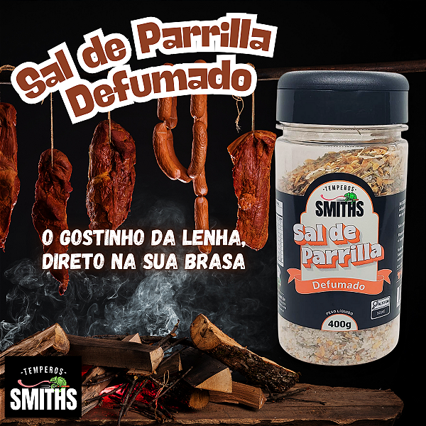 Sal de Parrilla Defumado 400g