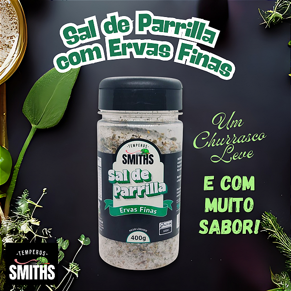 Sal de Parrilla Ervas Finas 400g