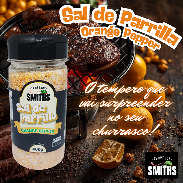 Sal de Parrilla com Orange Papper 400g