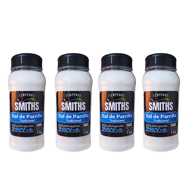 KIT 4 UNIDADES SAL DE PARRILLA TRADICIONAL 1 KG