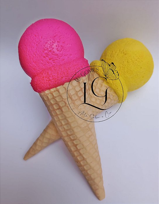42 SORVETES FAKE -21 CM PARA DECORAÇÃO