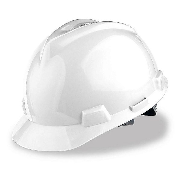Capacete Af MSA Aba Frontal V-Gard com Suspensão Tecido