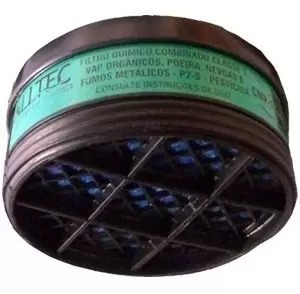 Cartucho Filtro Químico Pesticida CMP-1 Cor Verde Alltec
