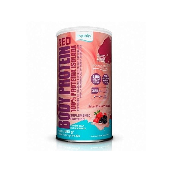 BODY PROTEIN RED - Frutas Vermelhas 600g