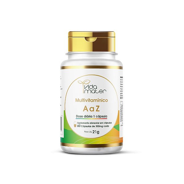 Multivitamínico A a Z Vida Mater - 60 cápsulas