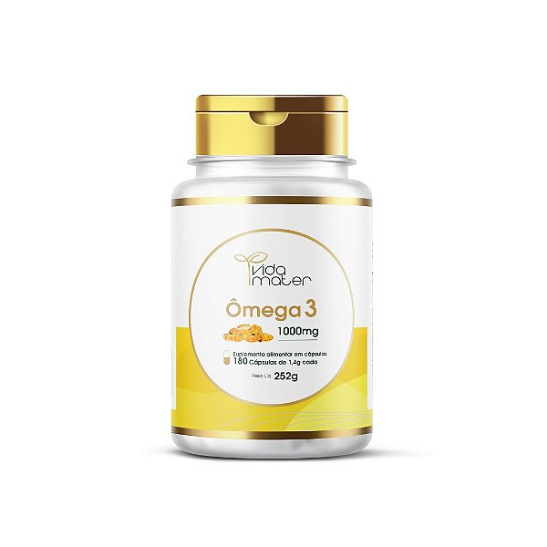 Omega 3 Vida Mater - 180 cápsulas