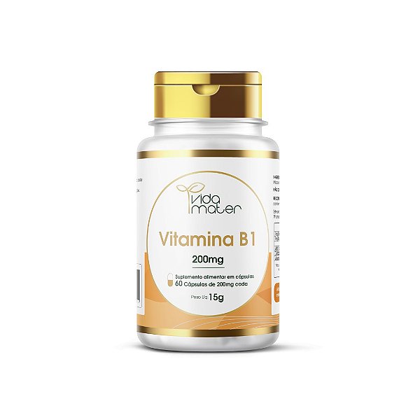 Vitamina B1 Vida Mater - 60 cápsulas