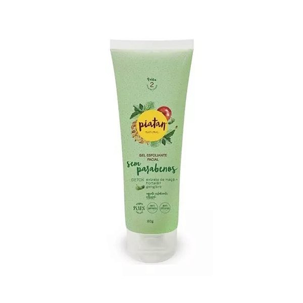 Gel Esfoliante Facial Piatan Detox - 80ml