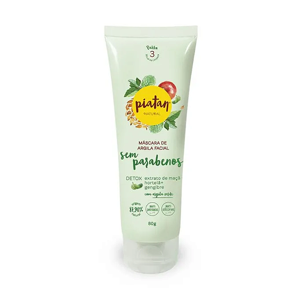 Máscara Facial de Argila - Piatan