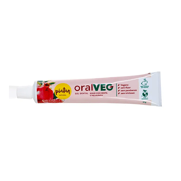 Creme Dental Romã com Menta e Malaleuca Oralveg - Piatan