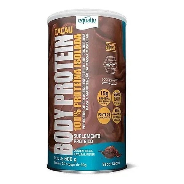 Body Protein Cacau 600g - Equaliv