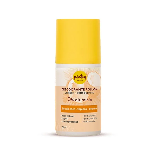Desodorante Roll-On Unissex 75ml - Piatan