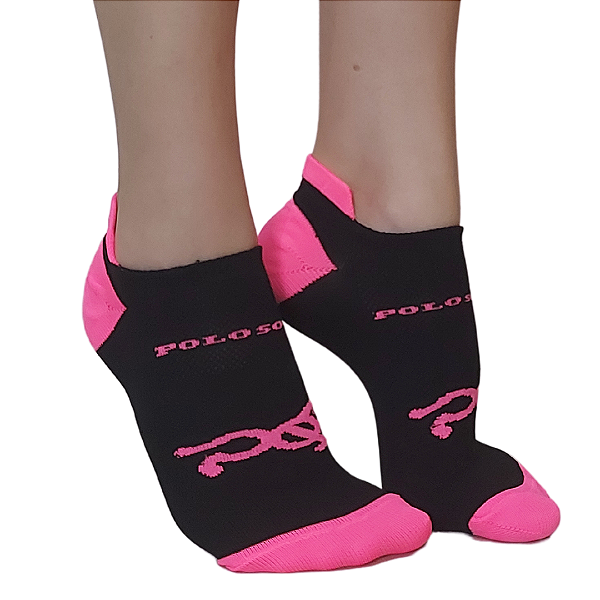 MEIA POLO SAPATILHA POLIAMIDA LINGUETA - ROSA