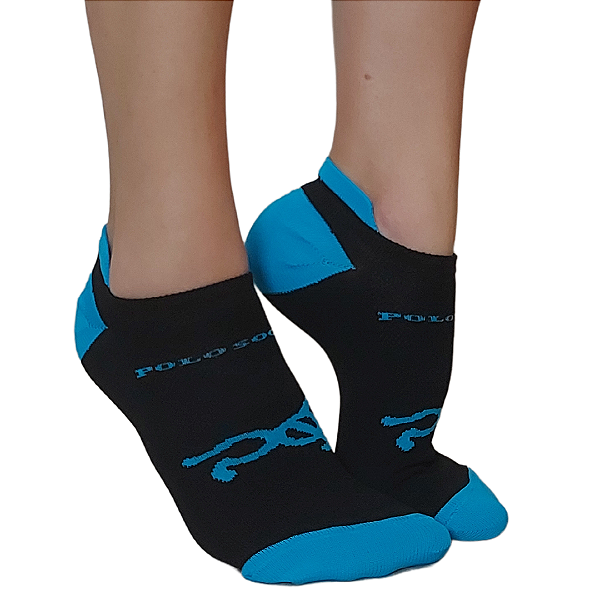 MEIA POLO SAPATILHA POLIAMIDA LINGUETA - AZUL