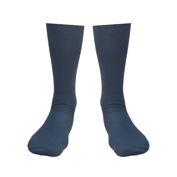 MEIA POLO SOCIAL - POLIAMIDA CHUMBO