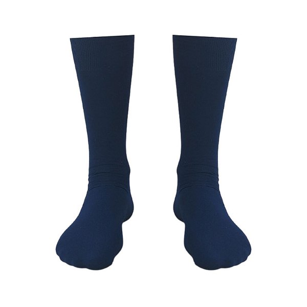 MEIA POLO SOCIAL - POLIAMIDA AZUL MARINHO