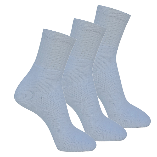 KIT 3 PARES - MEIA POLO ADULTO SPORT LIGHT