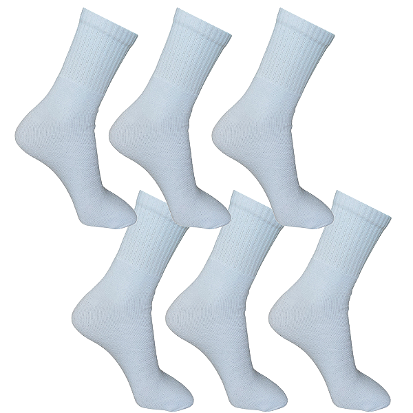 KIT 6 PARES - MEIA POLO ADULTO SPORT