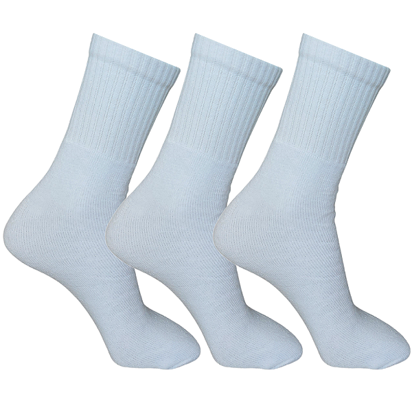 KIT 3 PARES - MEIA POLO ADULTO SPORT