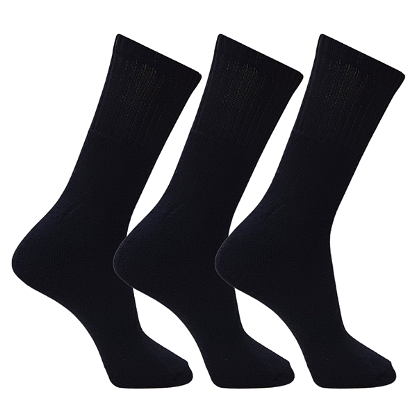 KIT 3 PARES - MEIA POLO ADULTO SPORT