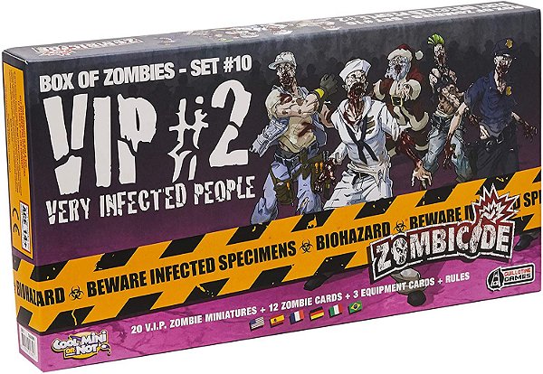 Zombicide: Box of Zombies Set #10 - VIP #2 Very Infected People (Expansão)