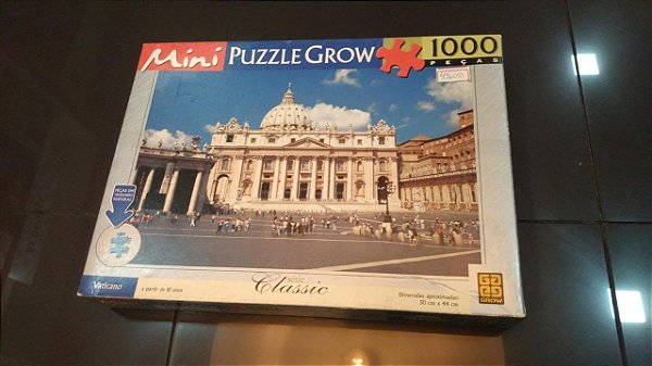 (NOVO - CAIXA AVARIADA) Mini Puzzle - Vaticano 1000 peças
