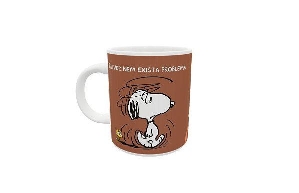 CANECA EM CERAMICA 325ML SNOOPY - TALVEZ NEM EXISTA PROBLEMA