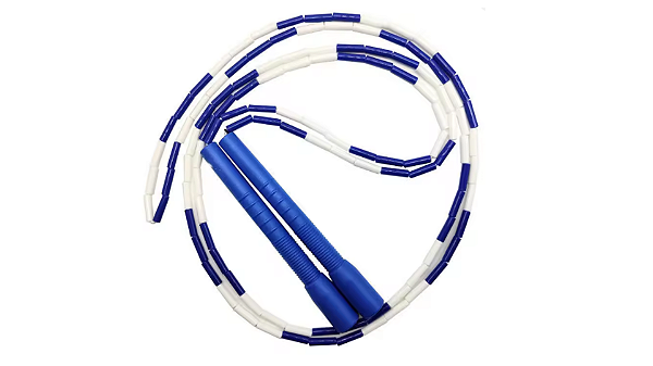 Corda Freestyle Segmentada Personalizada | Beads Coloridos + Nome | Impressão 3D | Jump Rope
