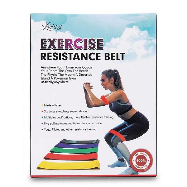 Kit Elásticos de Treino – Fortalecimento Muscular, Resistência e Exercícios Funcionais