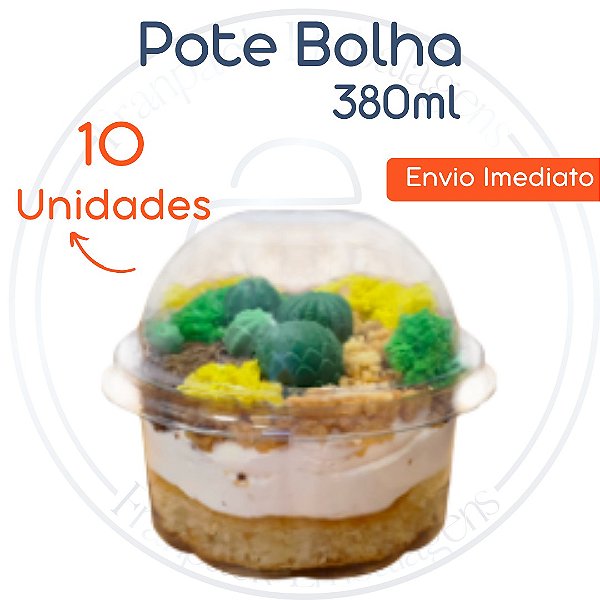 Pote Bolha 380ml 10un - Flip Festas
