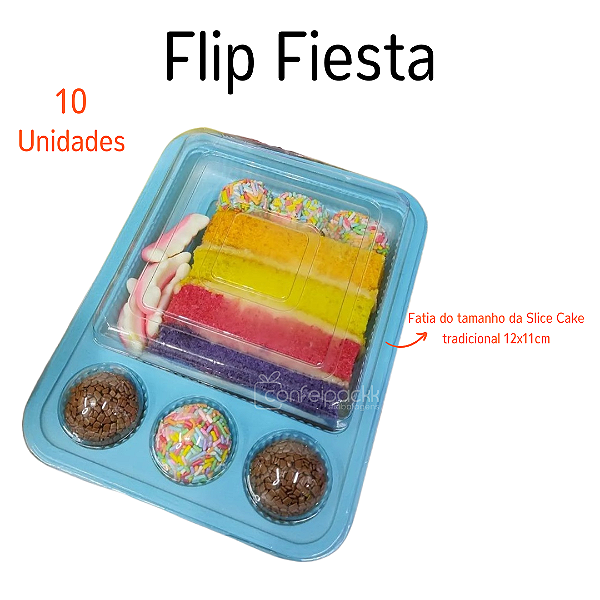 10un Embalagem Festa na escola - Flip Fiesta