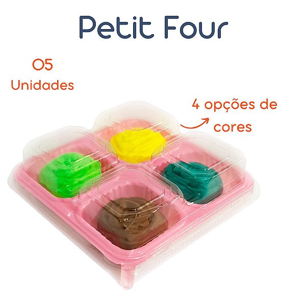 5un Embalagem Para Doces Modelados no ejetor max - Petit Four