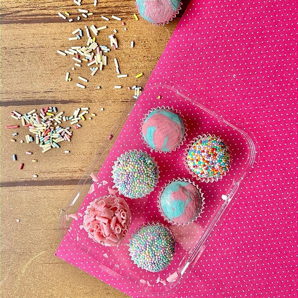 10un Flipball 6 Cavidades Blister para Brigadeiro Flip Festas