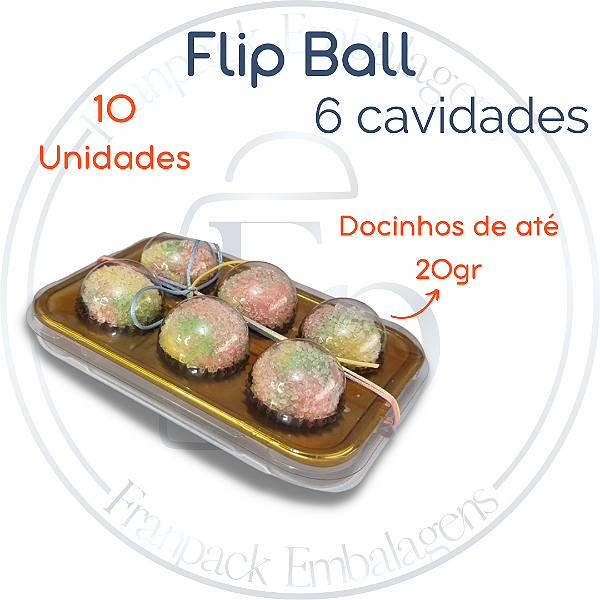 10un Flip Ball 6 Cavidades