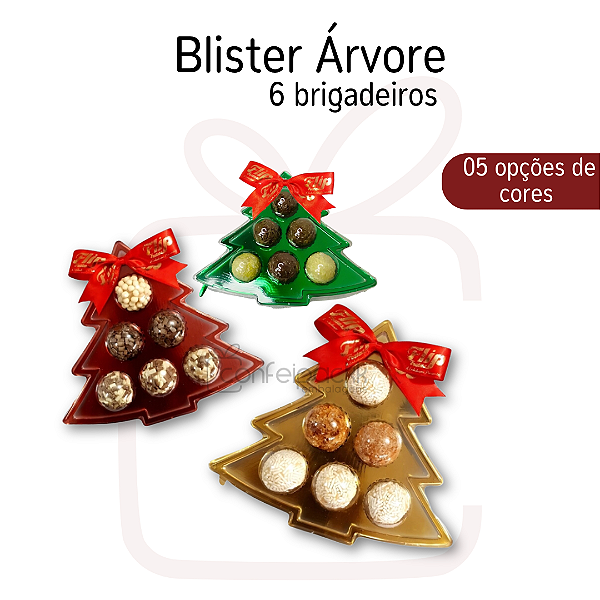 Blister Árvore Para 6 Doces Pé de Brigadeiro - Flip Festas